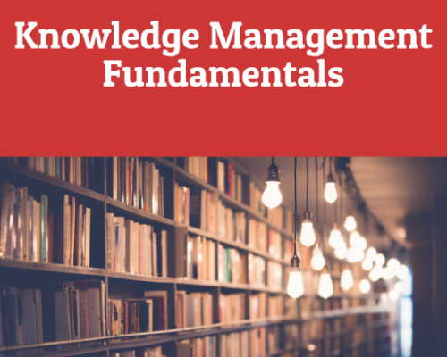 Knowledge Management Fundamentals