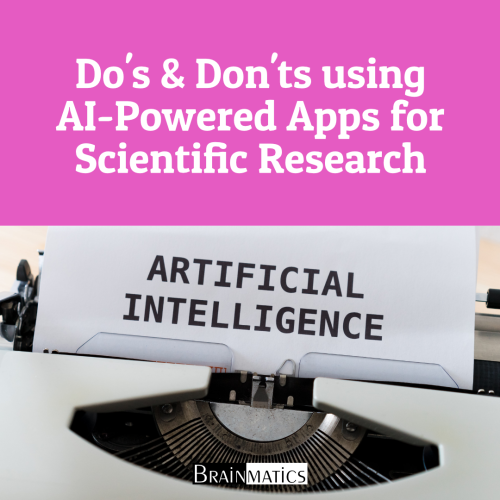 1 Hour Online Training: Do’s & Don’ts using AI-Powered Apps for Scientific Research